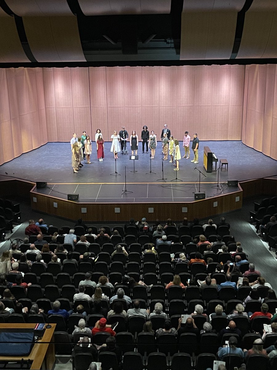 Excited to open the Freeman Performing Arts Center!!