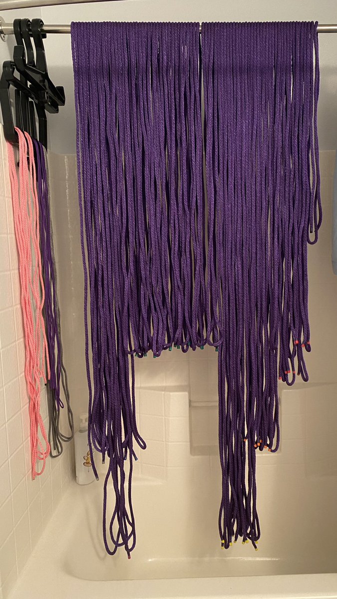 Finally had time to wash all the rope used at @PDXKinkFest and in the @KinkyKollege dungeon at @EXXXOTICA Chicago