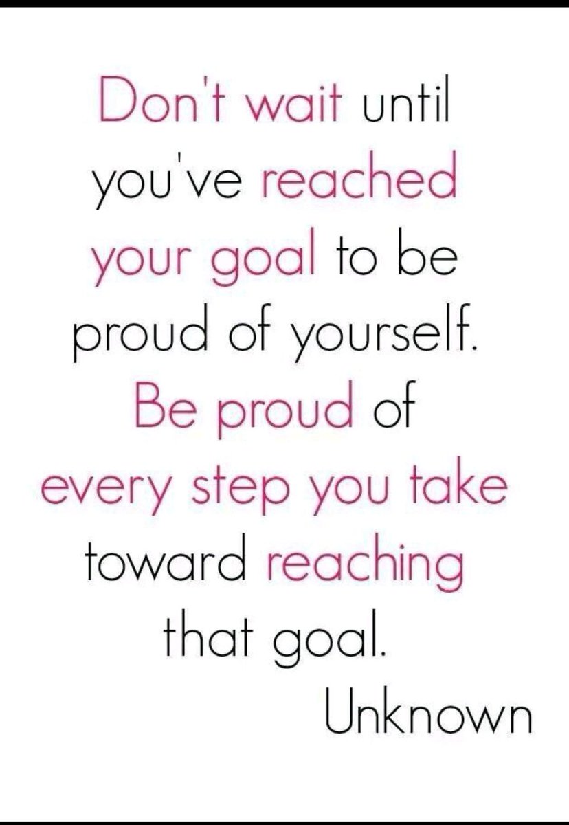 Celebrate the small wins!! You deserve it!!