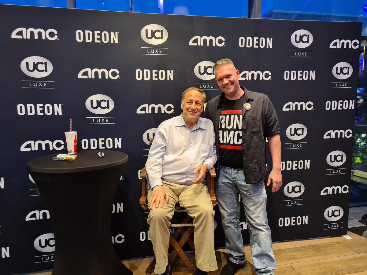 DominikSteuben's tweet photo. Last but not least our ⁦@CEOAdam⁩ and me. A day to remember.
It was an impressive and amazing evening with a part of the #GermanApes 
#AMC https://t.co/Vo9rJZaAD5