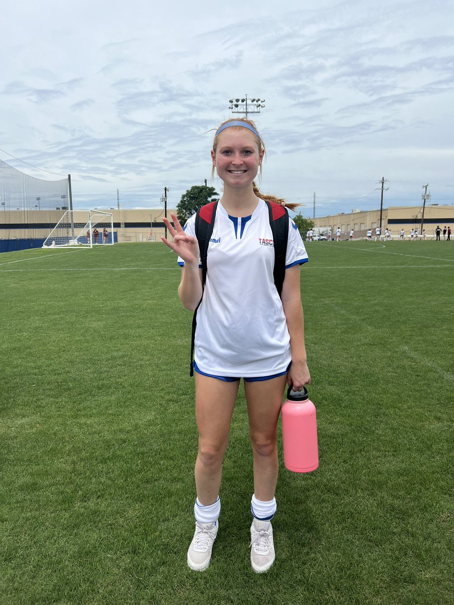 Way to go <a href="/kendall_hall04/">Kendall Hall</a>!  So proud of you! On to the next chapter <a href="/StMUwsoccer/">St. Mary's Women's Soccer</a>! Thanks <a href="/tascosoccer/">TASCO</a> for honoring all the seniors with one LAST game!!! ❤️🤍⚽️ <a href="/TISDTHS/">Tomball High School</a> <a href="/TISD_athletics/">TISD Athletics</a>