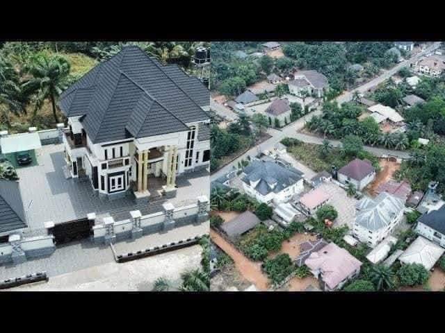 ChinasaNworu's tweet photo. How many of you know this village called Osumenyi in #Anambra State, #Biafraland  . All the road in this town were built by the indigenes of the town, Osumenyi.#Biafrans are known for their community development, we built schools for our people , built our roads , built airport , our drinking water boreholes, even community electrification  projects . 
Let’s return home and develop #Biafraland , nobody can do it for for us . 
Welcome to #Biafraland. @real_IpobDOS @NOIweala @EmekaGift100 @PeterObi @NGRPresident @UNWatch @mfa_russia