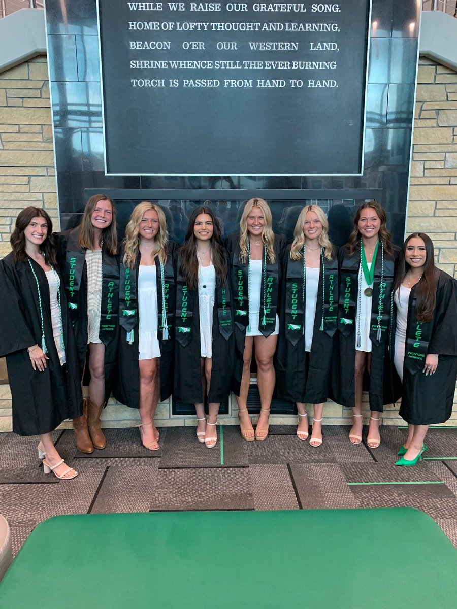 Congratulations to our graduating seniors! 

Once a Fighting Hawk, Always a Fighting Hawk! 💚🤍

#UNDproud | #LGH
