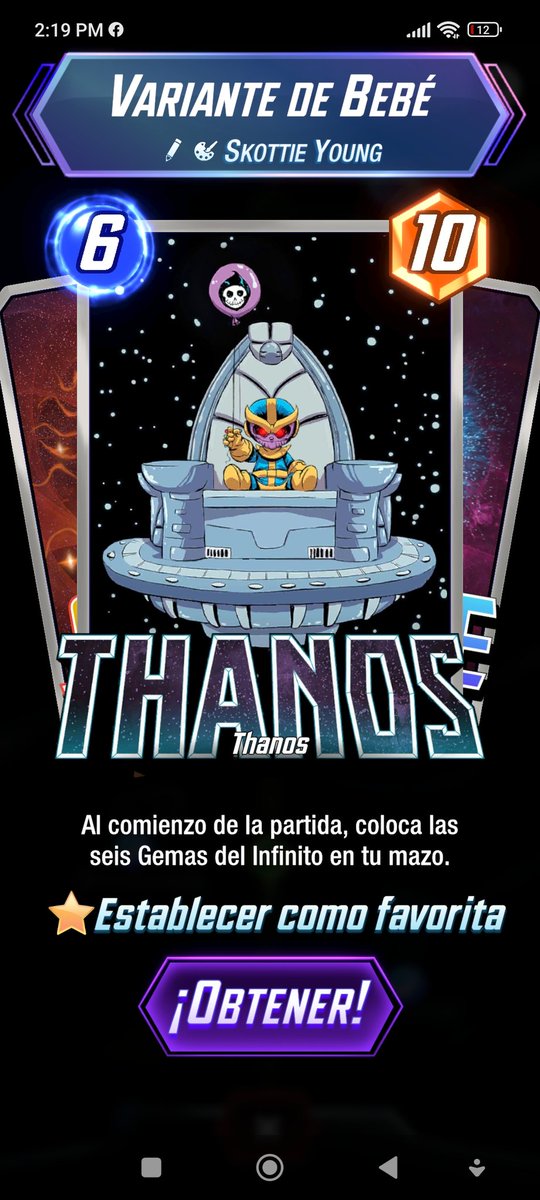 fragma68's tweet photo. Alguien estaba de suerte ❤️
#MarvelSnap  #Thanos https://t.co/oTb0K7Neo4