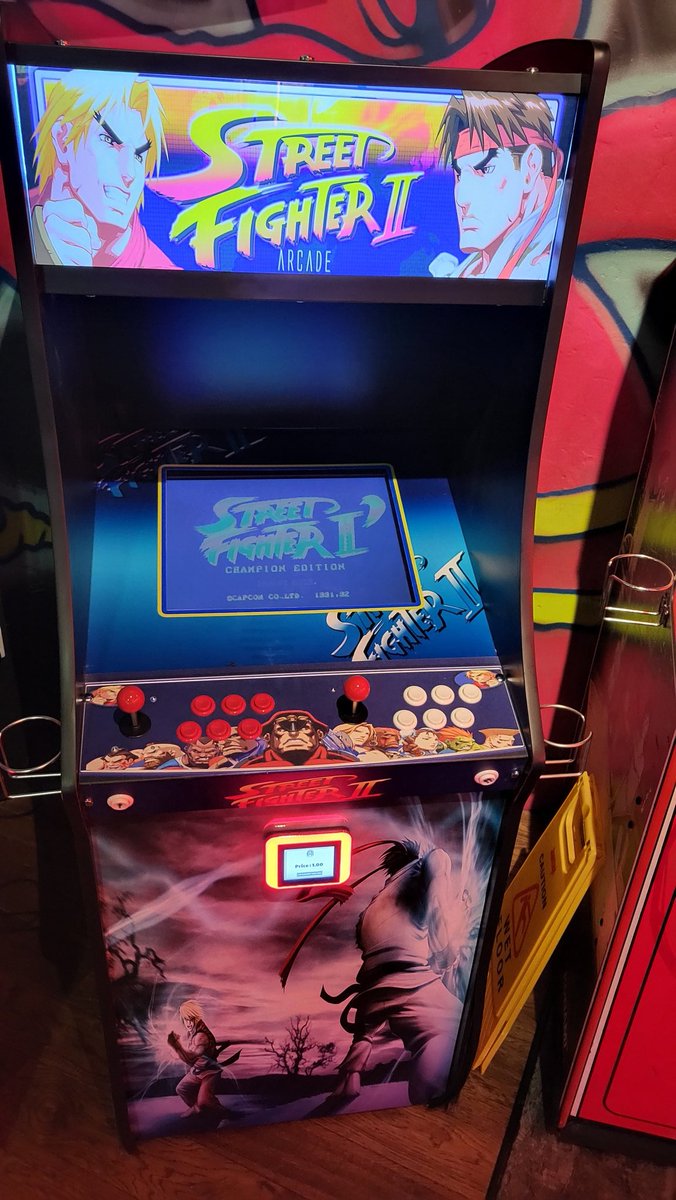 Popped into Arcadia in Aberdeen.

Me-*mostly*-likes, some authentic original cabs, some obvious fakes *COUGH*STREETFIGHTER2*COUGH* but if you just want to play a few games and have a few drinks, it's worth it.

Severe lack of any iteration of OutRun though!