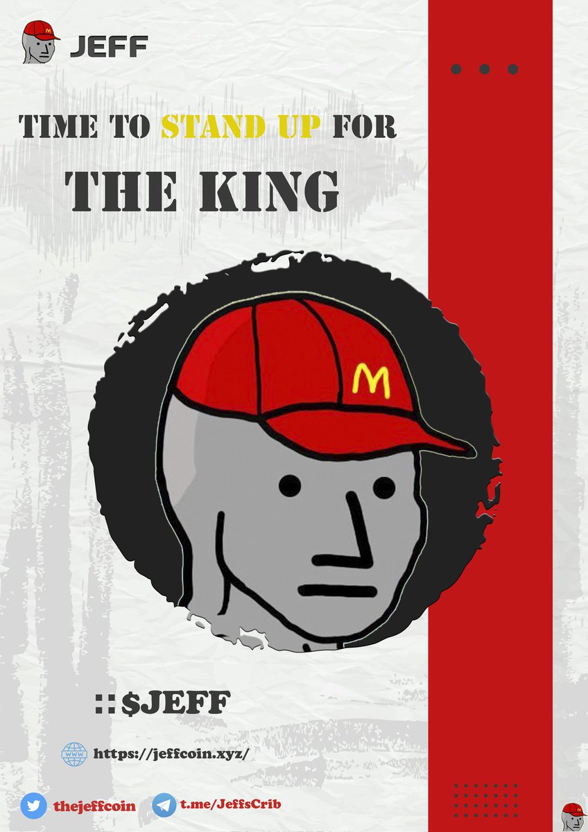 Engmsyr's tweet photo. @TheJeffCoin Magazin cover &amp; Jeff meme 👇👇
#JEFF https://t.co/RYv2seOZT7