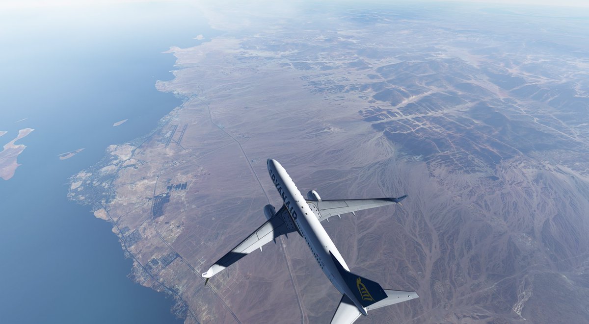 vRYReu's tweet photo. 100 bonus points for pilots who guess which airport Captain Claudiu is flying over! 👀 #vRYR https://t.co/MZ0Hp6Yiga