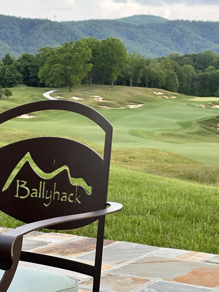 BillBkirk's tweet photo. Nice evening looking over #10 fairway at Ballyhack in Roanoke, Va. Incredible place! ⁦@ballyhackgolf⁩ ⁦@DormieNetwork⁩ https://t.co/dBkoOzxQQF