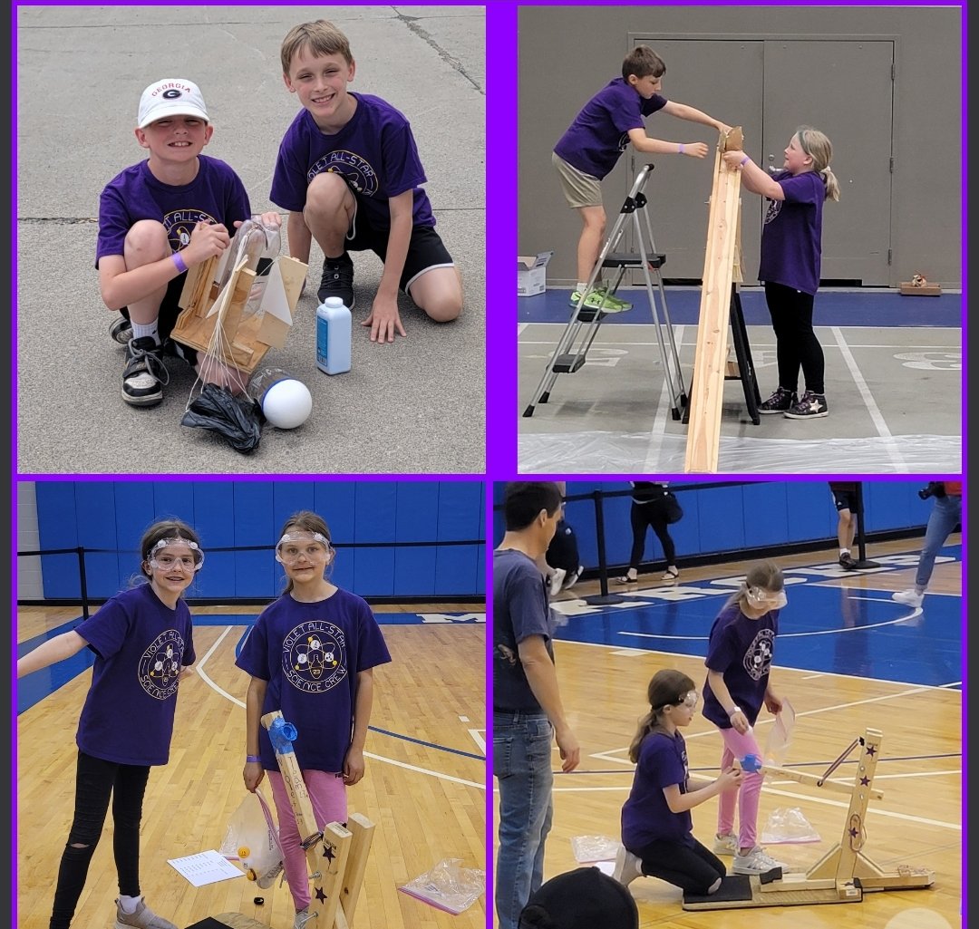 The Violet All Stars had an amazing day at Science Olympiad 💜 ✨️ we placed 5th in Charged Up and 8th in Crime Busters! <a href="/MrsLynchViolet/">Mrs. Lynch</a> and I are so proud!  Thank you to all the parents/coaches, we couldn't do this without you! <a href="/myLSPS/">Lake Shore Public Schools</a> <a href="/VioletAllStars/">Violet Elementary School</a>