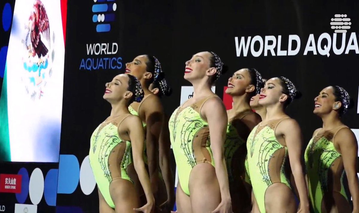 andremarinpuig's tweet photo. MEDALLA PARA MÉXICO 

El equipo de Natación Artística ganó la medalla de oro en la Copa del Mundo de Egipto. https://t.co/TMp33eARgv