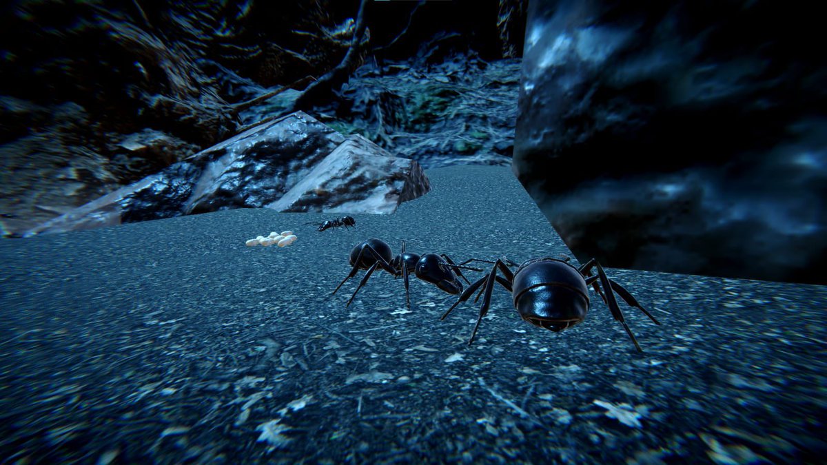 arcane_worlds's tweet photo. @TheIndieManiac Our open world bug survival game 😅 https://t.co/HtB189tQhq