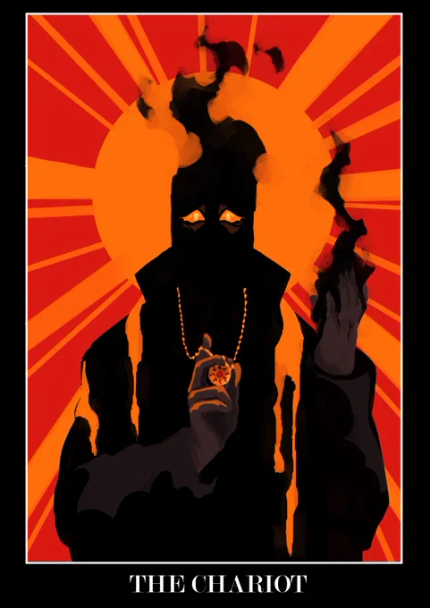 inspired by sam doing a tarot card design for vynn heres one for my guy armani #dndoc