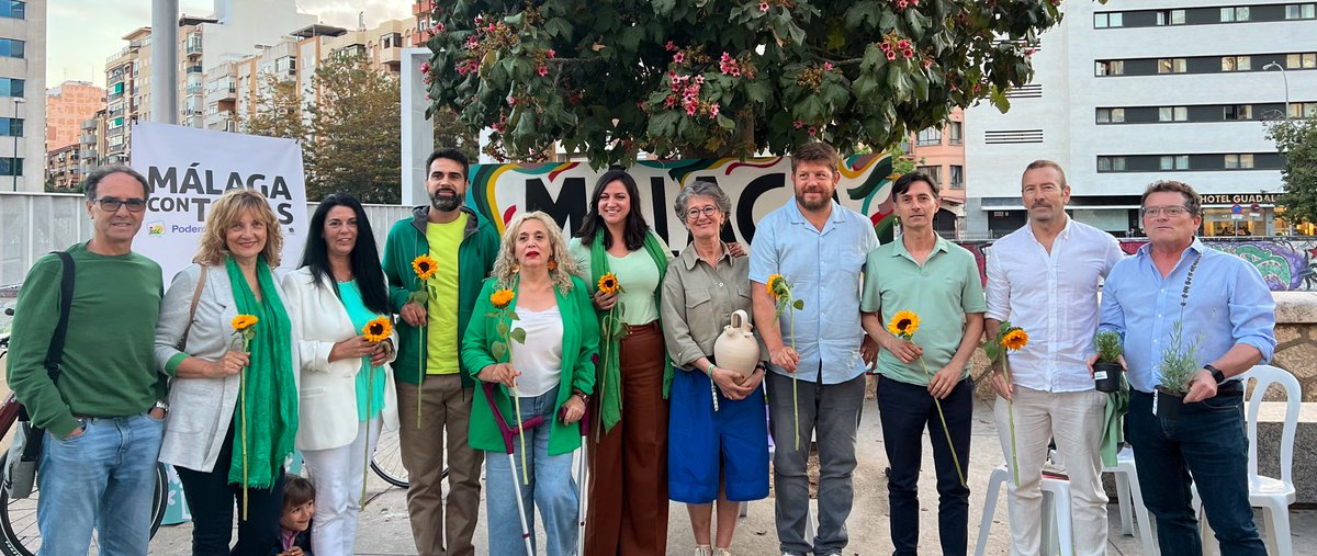 Reverdecer Málaga es posible y con el apoyo de <a href="/EHuytebroeck/">Evelyne Huytebroeck</a> de <a href="/europeangreens/">European Greens</a> y lo vamos a hacer <a href="/MalagaConTodas/">Málaga Con Todas</a> 
Somos las valientes que vamos a hacer un futuro mejor.