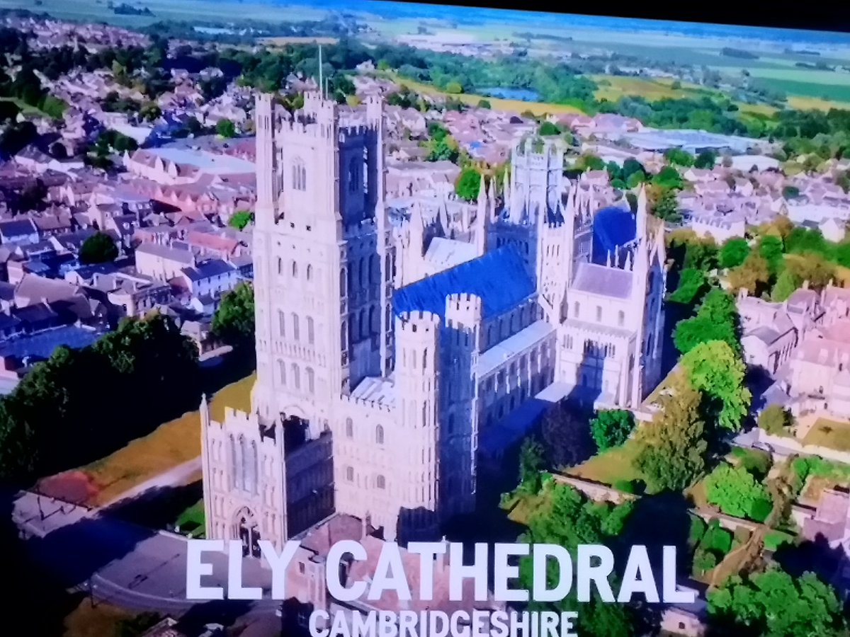 FascinatingFens's tweet photo. Loving seeing @Ely_Cathedral as a postcard intro for Portugal on #Eurovision #CelebrateTheFens @SpottedInEly @ElyIslandPie @HerewardCountry #Ely #TheFens https://t.co/40PhrJ7bS9