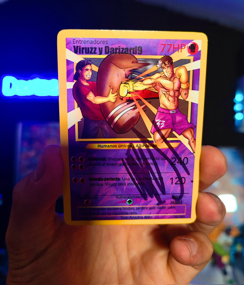 Mañana sortearé está carta de Viruzz firmada entre todos los RT

Tremendo KO 🥊