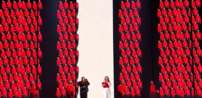 This is a really hard level of Where’s Wally. We’ve got no clue.

#Eurovision