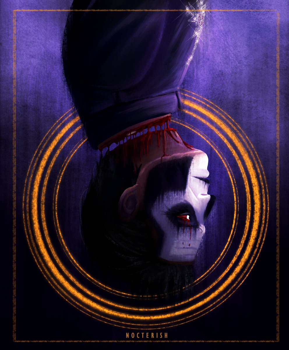 Time for me to upload this one #thebandghost #papaemeritusiii #ghostfanart