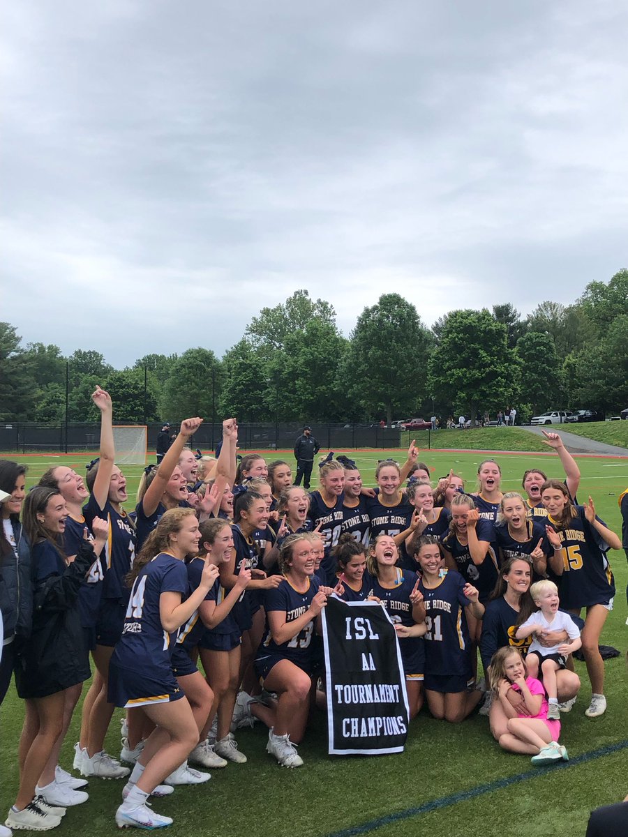Congratulations to Stone Ridge - 2023 ISL AA Division Lacrosse Tournament Champions!