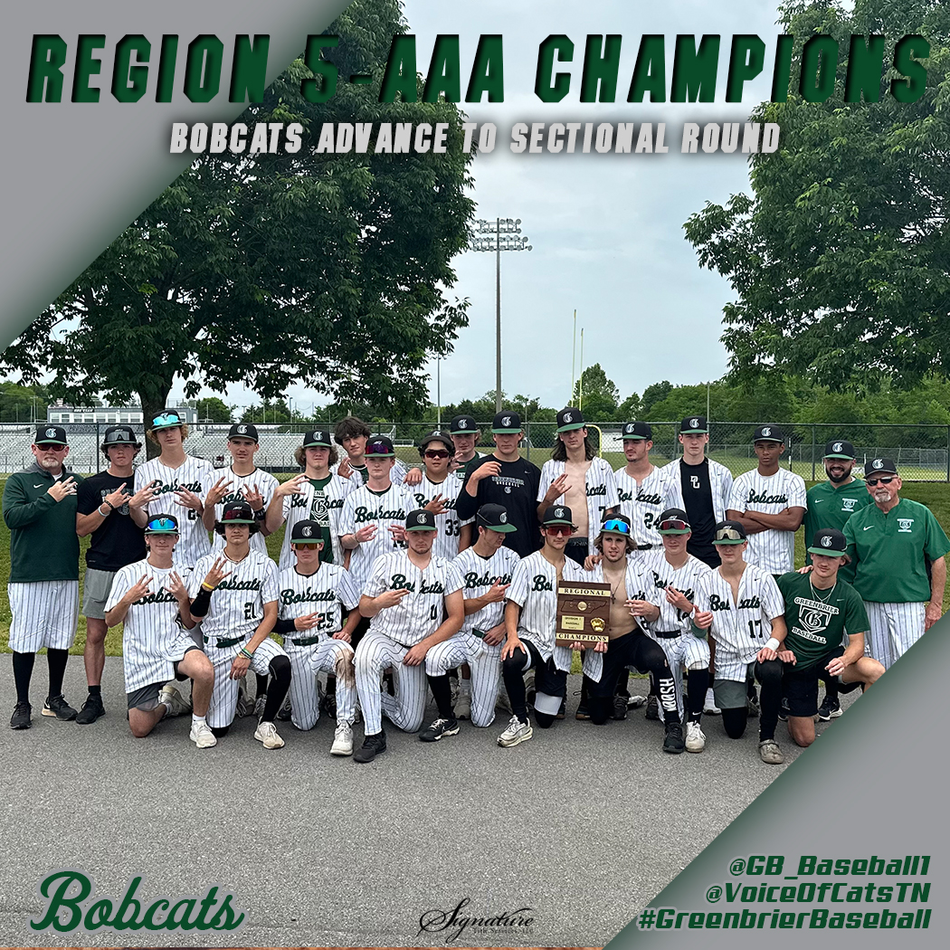 Champs....

#GreenbrierBaseball #Region5AAATournament <a href="/MainStreetPreps/">Main Street Preps</a> <a href="/Kreager/">𝑇𝑜𝑚 𝐾𝑟𝑒𝑎𝑔𝑒𝑟</a> <a href="/tnsports/">tnsports</a>