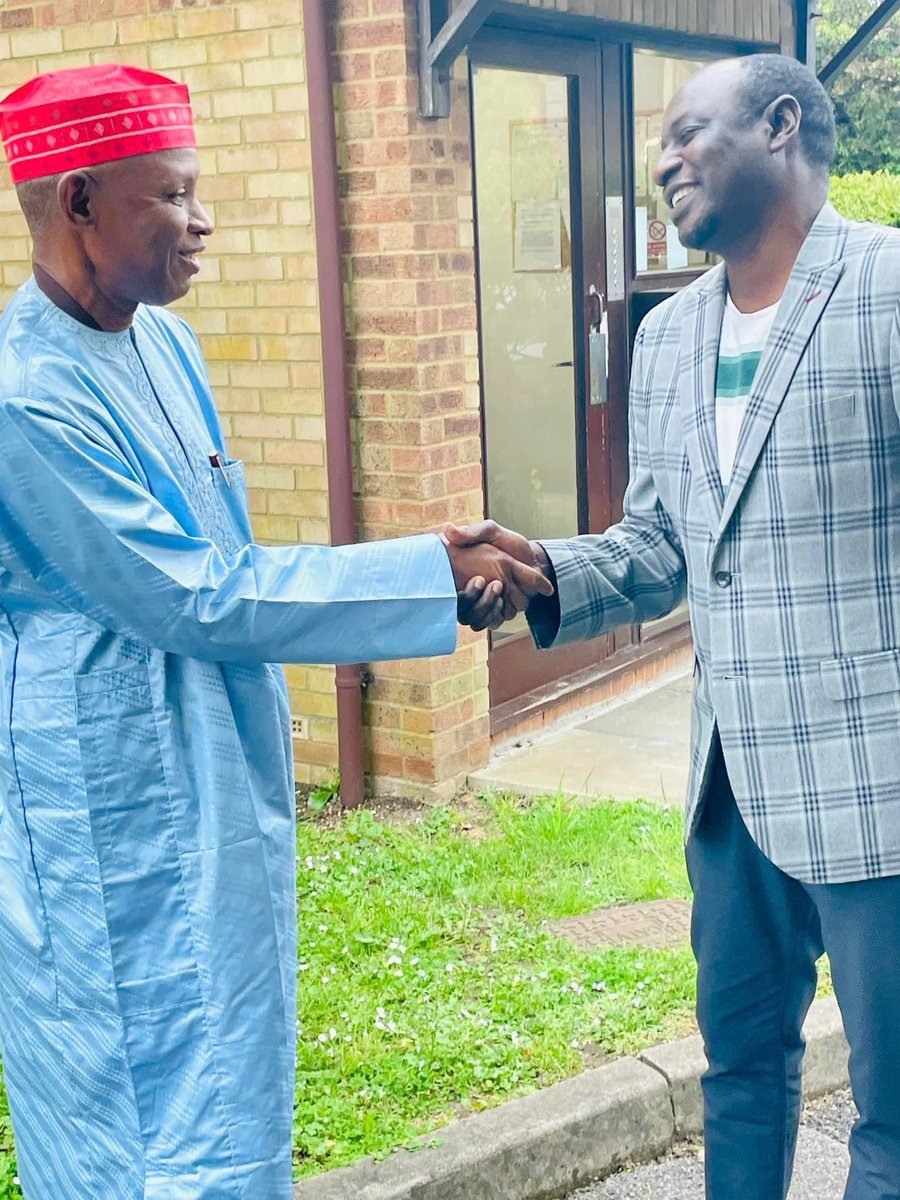 Kyusufabba's tweet photo. It was delightful to visit the ace journalist and Editor of @daily_nigerian, @JaafarSJaafar, today, at his London residence. - AKY https://t.co/y6rWasYTqZ