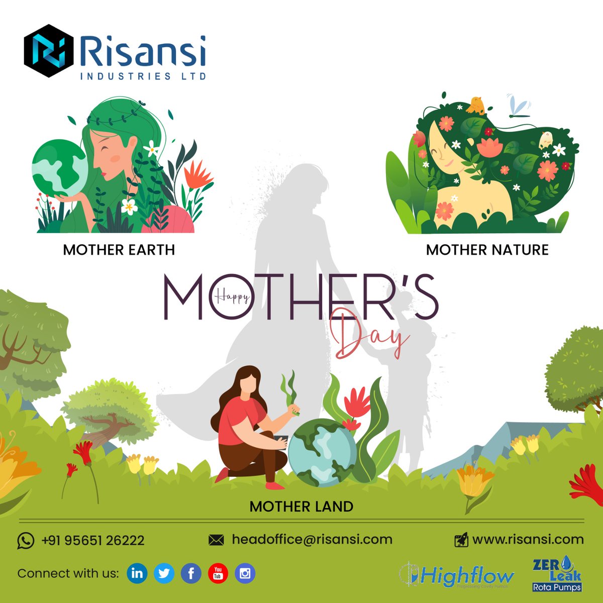Risansipumps's tweet photo. This Mother’s day let’s promise to return love and respect to mother earth and mother nature. Let us sustain her as she sustains us.
Risansi Wishes a Happy Mother's Day !
#happymothersday #Motherhood #MothersDay2023 #mothernature #motherearth
#risansi #risansipumps #risansimake https://t.co/GUv0DvTirl
