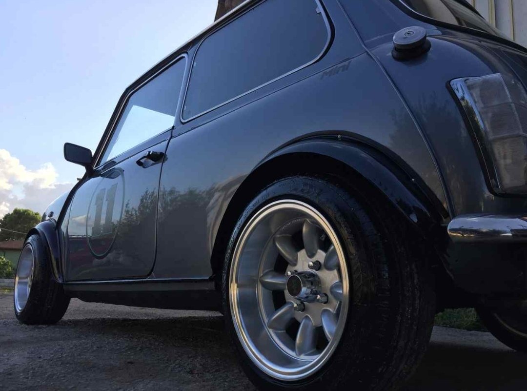 cerchiepoca's tweet image. #Minilite 7x13 ET-7 4x101.6 #mini #rileyelf #wolseley #hornet by #cerchiepoca