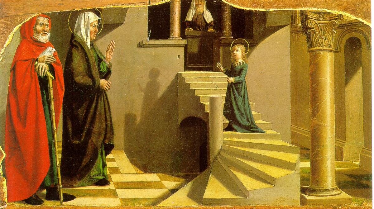 _rjardon's tweet photo. "Presentation of the Holy Virgen in the Temple" by N. #Dipre (c.1500)  #fineart https://t.co/829gDn7FxQ