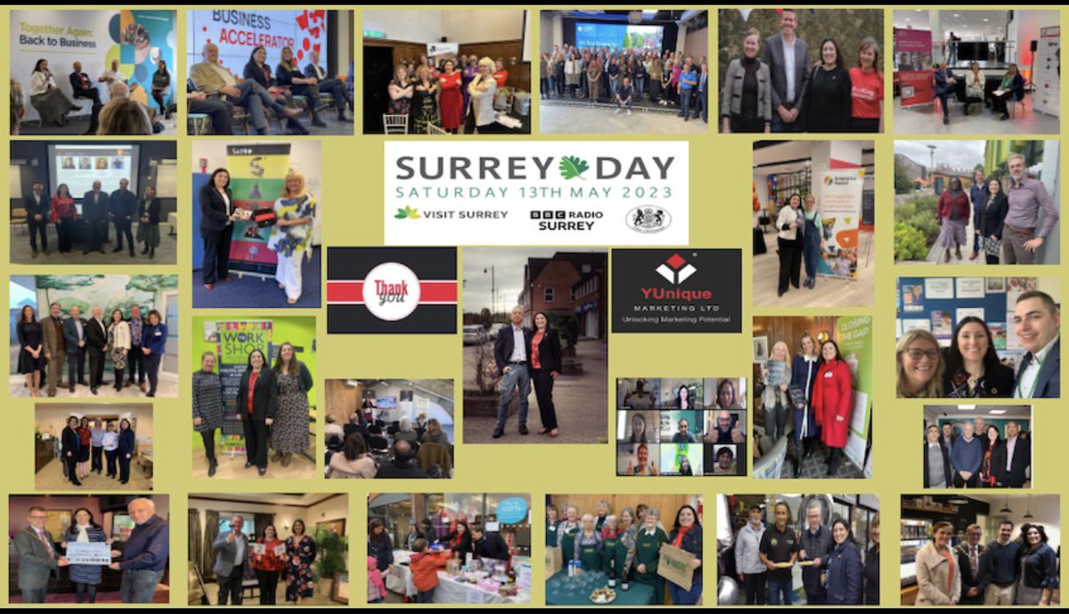 This #SurreyDay I'm thankful for the people in #Surrey that make our county shine, and a great place for business! 🌟

Read more here: lnkd.in/eHeDQCG4

@VisitSurrey @BBCSurrey @MarkCarterMC