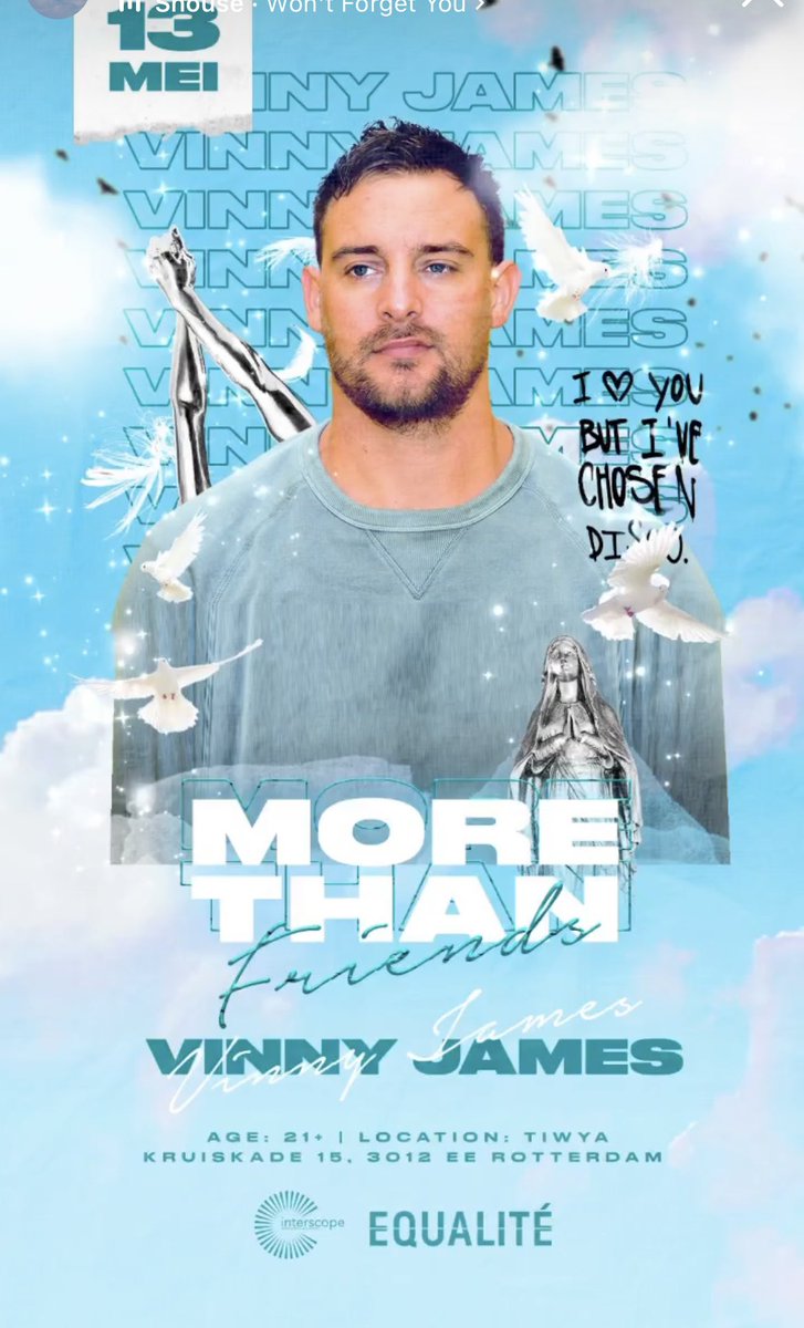 TONIGHT AT TIWYA CLUB ROTTERDAM #vinnyjames #tiwya #rotterdam
