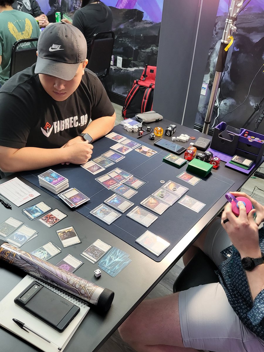 ArcaneEvents_'s tweet photo. Riptide on the feature match?!
#ageopen #fabtcg https://t.co/US01yGj7Uz