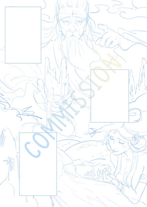 Comic commission wip. #commissionsopen #commissionart