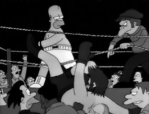 borjacaride23's tweet photo. Los Simpson ya predijeron el final del combate de @byViruZz https://t.co/CaDgQi68D0