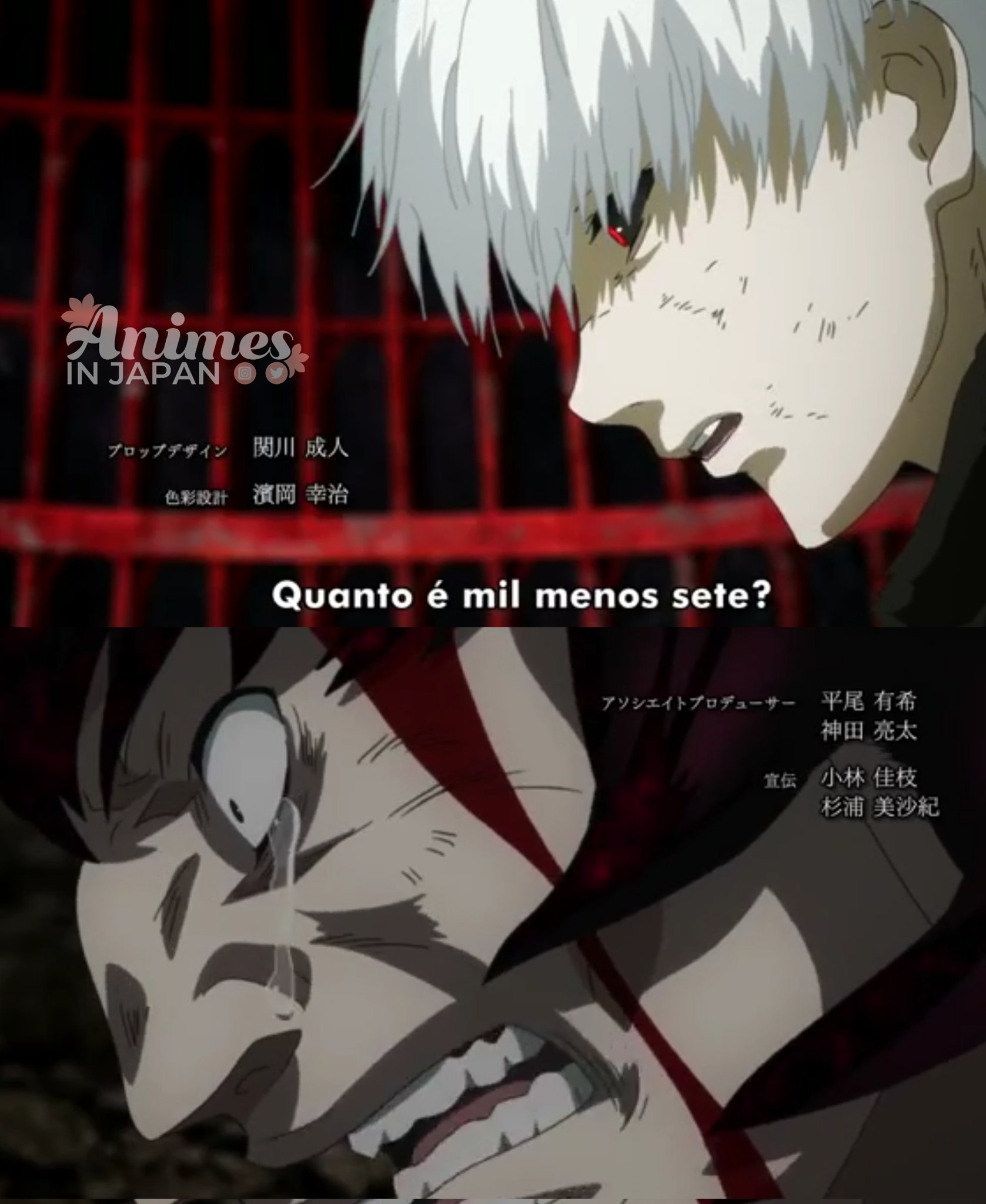 Animes In Japan 🎄 on X: Icônico, atemporal! Anime: Tokyo Ghoul