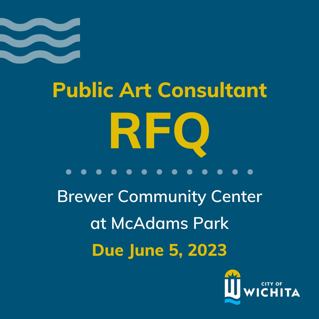 Open RFQ: Public Art Consultant for the Carl G. Brewer Community Center at McAdams Park to coordinate with the design team and selection panel to determine scope of public art within the project and conducting a Call for Artists.

Learn more and apply: bit.ly/3HRFqxz