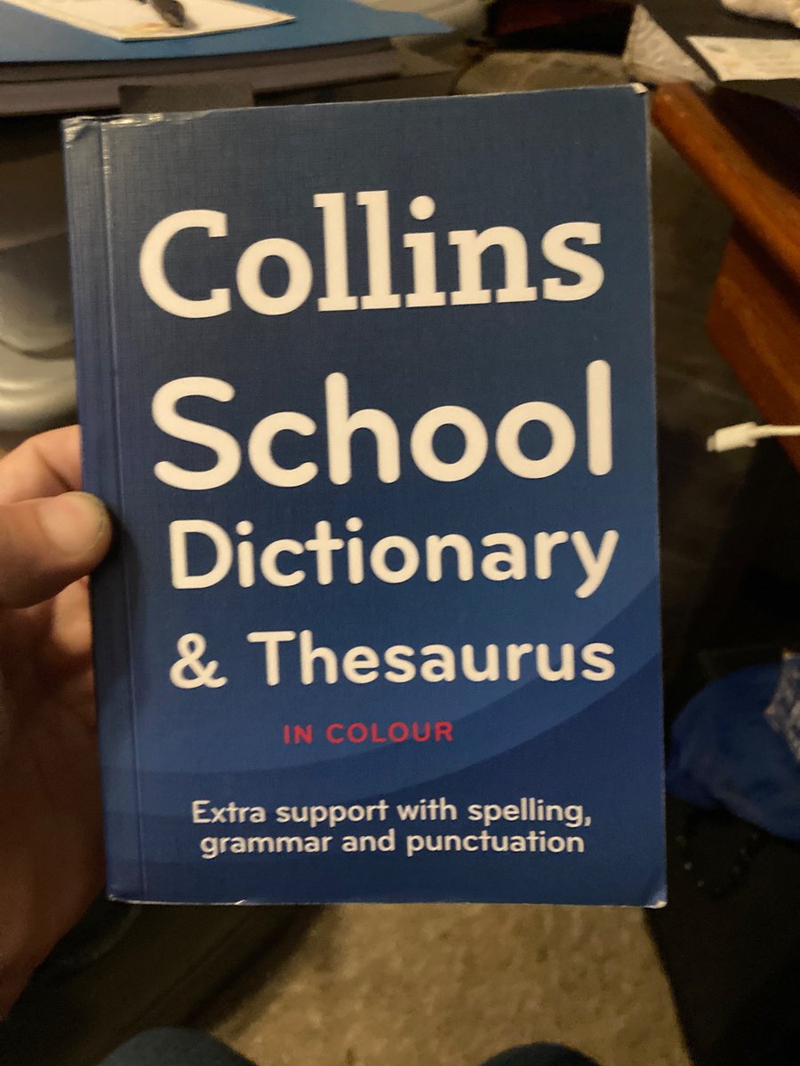 got this today; i wonder if it might help my youngest niece with #CommonCore #LanguageArts . @CollinsDict , what do you think?