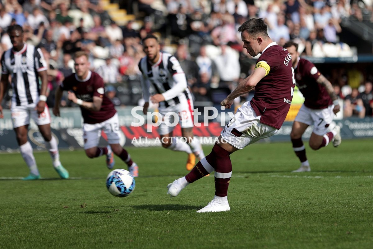 A stoppage-time penalty from #LawrenceShankland completed Hearts' comeback against St Mirren, who led 2-0 at the break with through a #JoeShaughnessy effort and a #RyanStrain free-kick.

#OurStMirren #COYS #HHGH #Jamtarts #StMirren #Hearts