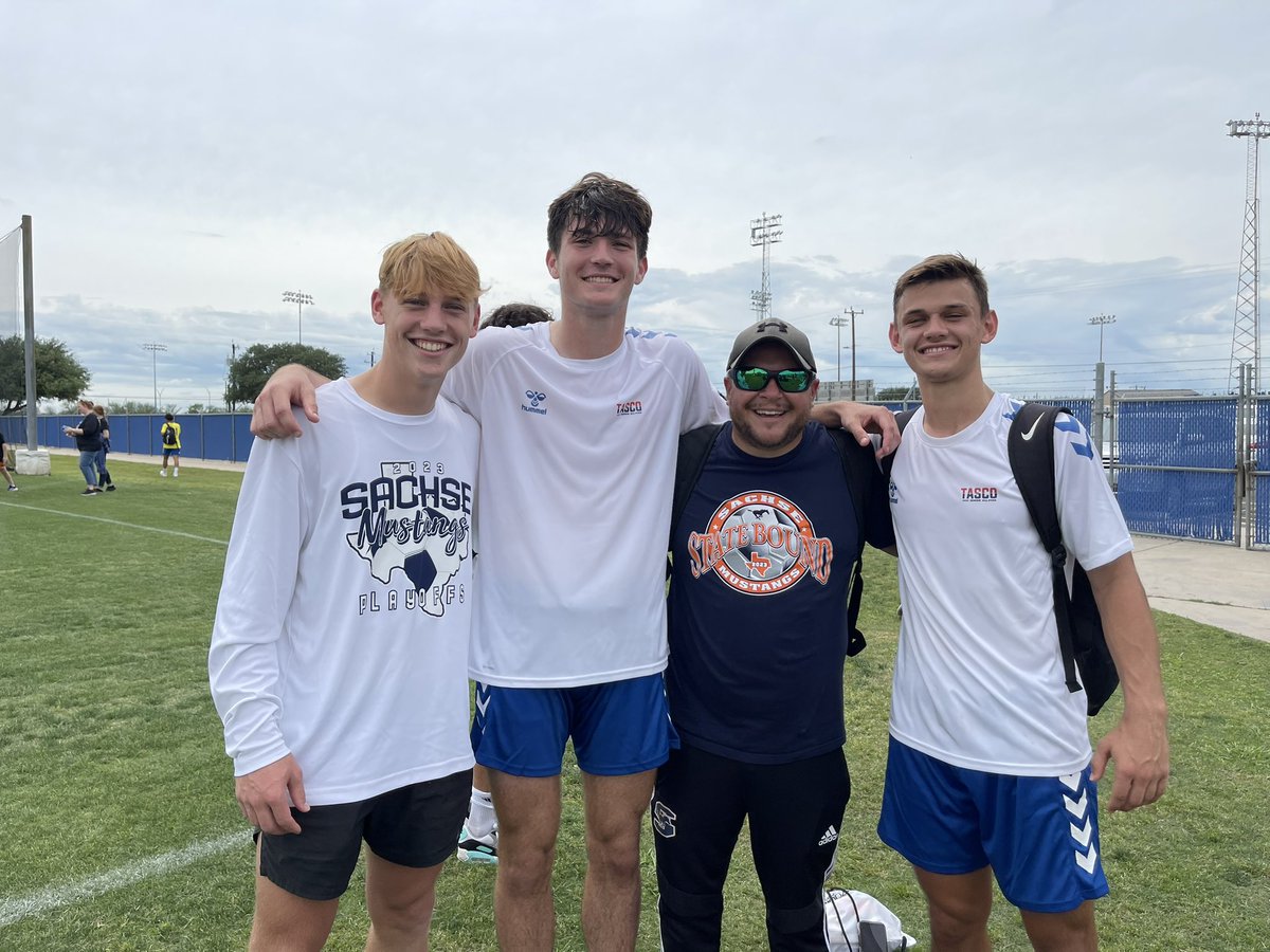 SachseHS_Soccer's tweet photo. Region 2 gets the WIN 7-2!
Thank you @tascosoccer for hosting this special event for these very deserving young men! 👏🏼 
@SHS_Mustangs @NFRANGERSOCCER @NFHS_Rangers @gisdnews 
@TheSachseNews @LethalSoccer 
@50_50Pod @dfwvarsity
@ihss_dfw @HSwfaa
@HSSCPodcast @PremierTxSoccer https://t.co/9b1mYBzglx