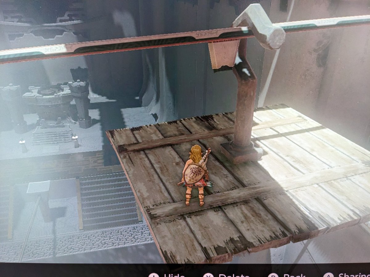 Made to the top moving platform of the first shrine only to find out it doesn't go anywhere. Disappointed. #TearsOfTheKingdom #NintendoSwitch #Zelda