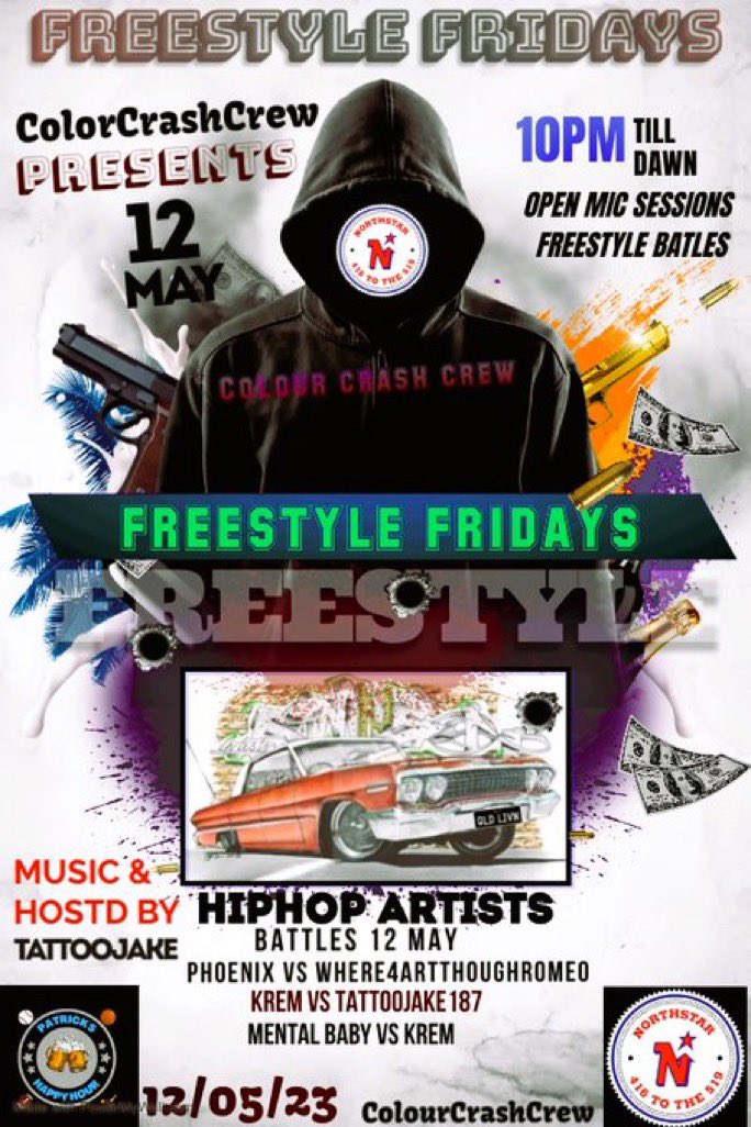 patrick_ruch1's tweet photo. Shout out to @Tattoojake187 and the rest of the #ColorCrashCrew. For a record breaking Season 7 Premiere Episode of #FreestyleFridays •Playback Link: https://t.co/08uwyoAOjF https://t.co/E389AvKmdu