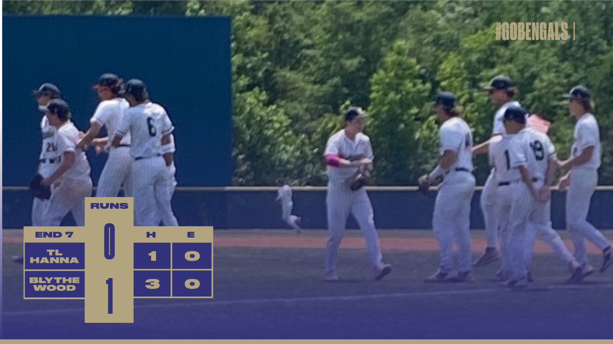 Bengals Win Game 2! 

We host the Upper State Championship Wednesday! 

Look to advance to the State Championship!

#GOBENGALS #WTD