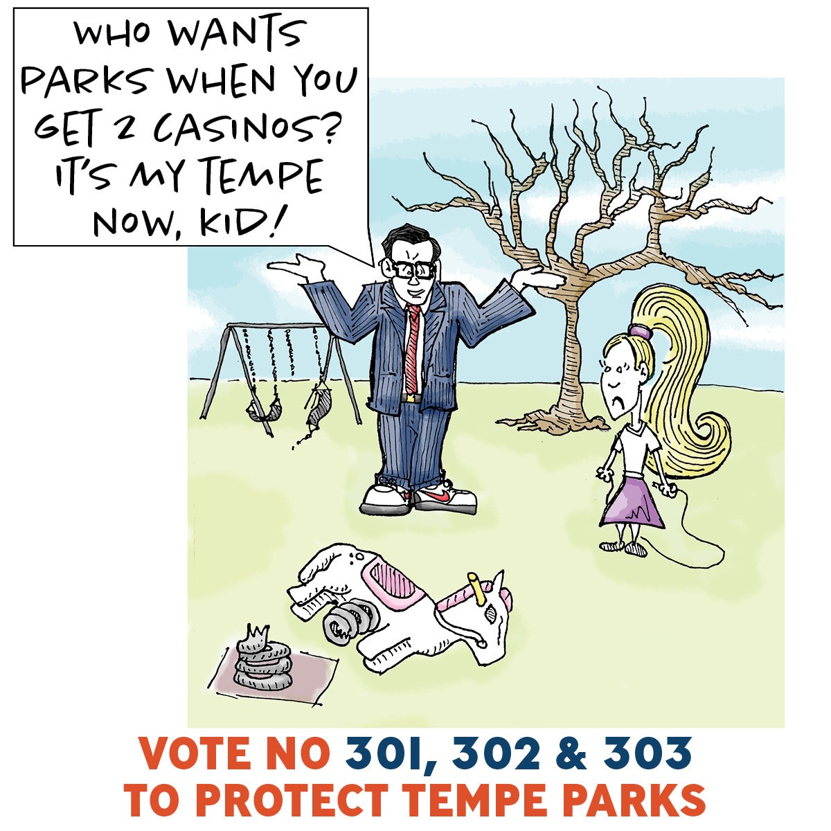 Drop off your ballot at Tempe History Museum TODAY (Mon, May 15)  8am-5pm OR vote in person at the same location on Tues, May 16, from 6am-7pm. #VoteNo