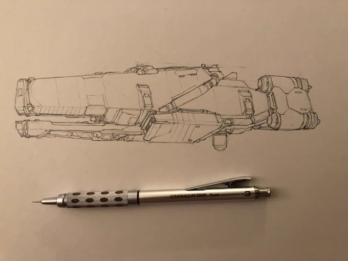 With a pencil, like John Wick. Okay not like John Wick