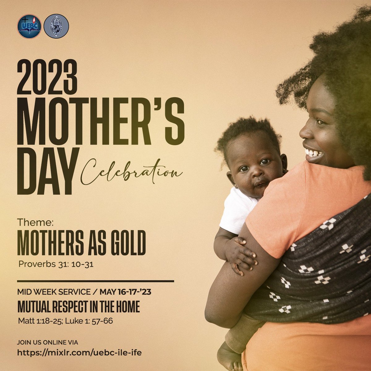 Uebcife's tweet photo. This Mother's Day, we want to celebrate all the incredible moms out there who have shown us what it means to love unconditionally, to be strong in the face of adversity, and to always put family first. Come join us as we honor these amazing women!
#MothersDay2023 #MothersDay https://t.co/9nD0ruMGJe