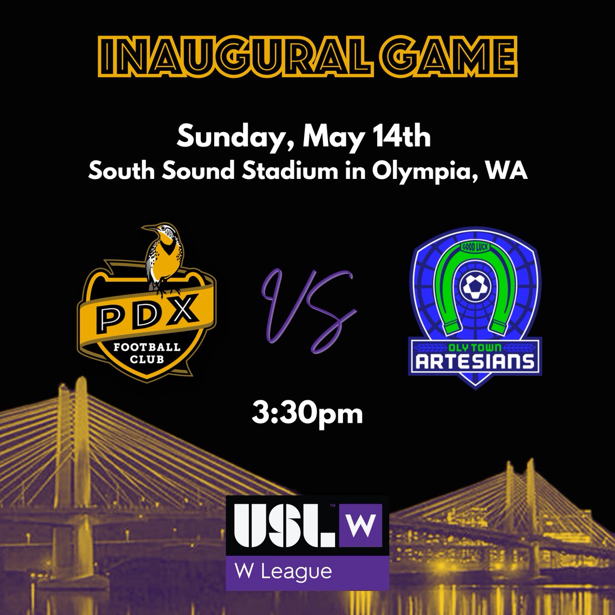 EastsideTimbers's tweet photo. Good luck to @pdxfootballclub on their inaugural game on Sunday!  Looks like a fun double header Mother's Day event awaits you! #PDXFC #ThisIsEastside #ForTheW https://t.co/Ucb1aV2lBm