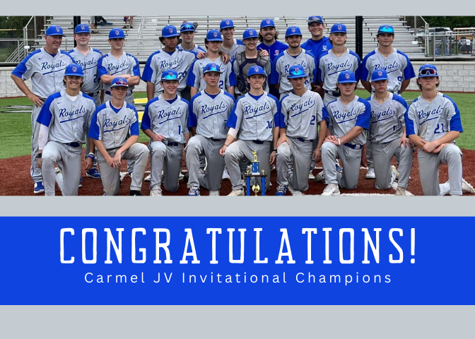 🦁JV Royal defeats Terre Haute North Vigo 10-1 and Homestead 10-3 to win the Carmel JV Invitational!⚾️