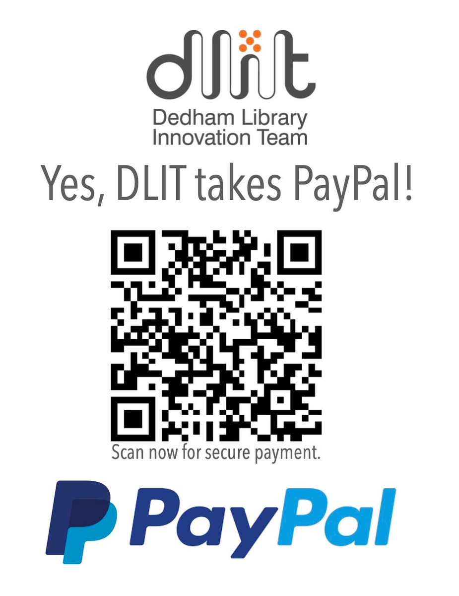 Yes, DLIt accepts PayPal! 💵😊