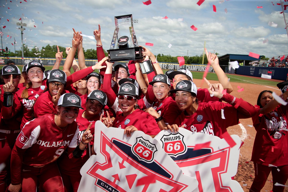 Bryan Terry on Twitter ".OU_Softball wins the Big 12 tournament
