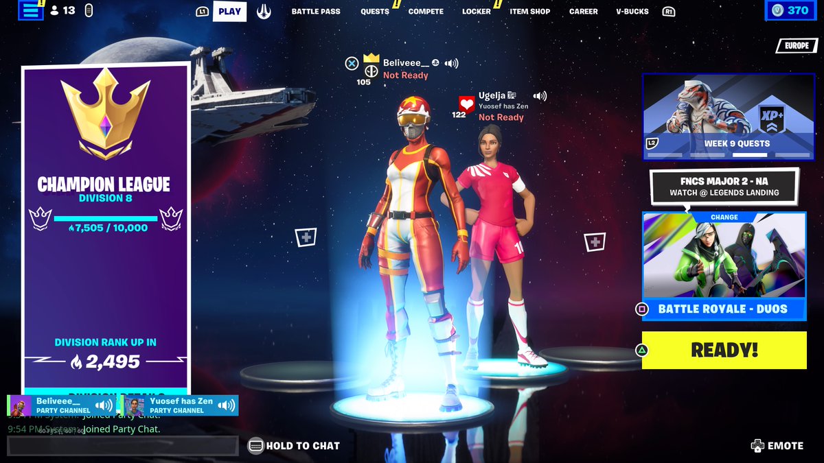 Bele699's tweet image. #PS5Share, #Fortnite ready for ccc 😈😈😈@Narabrala