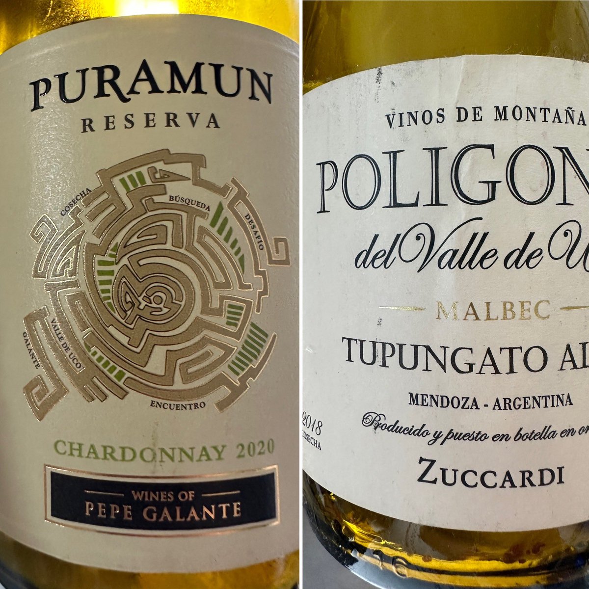 Chardo impecable. 
Malbec bueno pero en caída.