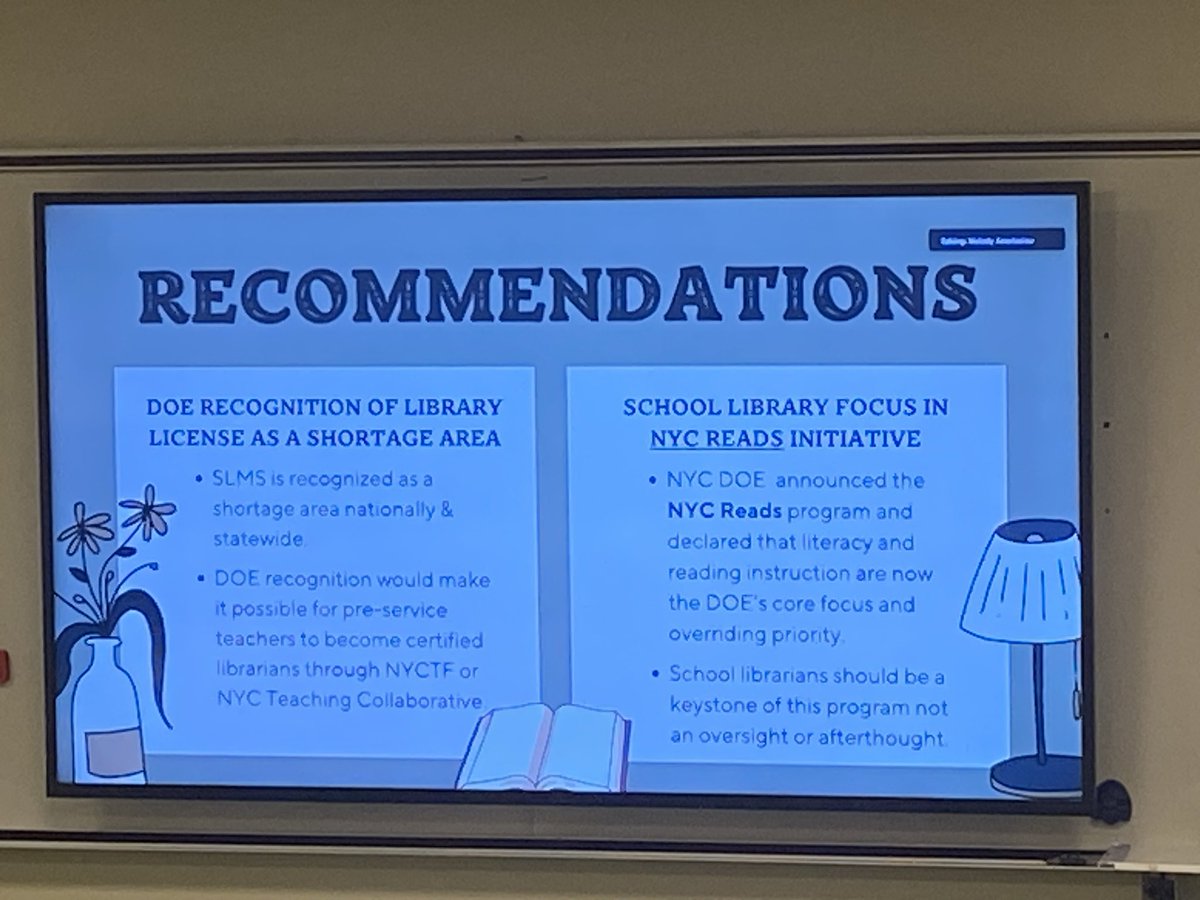 Libraryjuan's tweet photo. @UFT students deserve fully staffed school libraries #nycreads @NYCMayor #equity @THHSLibrary @nycsla @nyla_ssl @xtmarielibrary https://t.co/FrHs3xkn5x